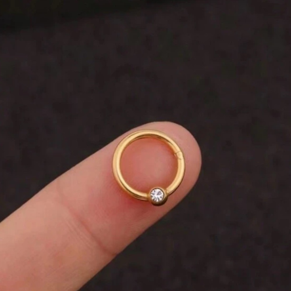STAINLESS STEEL CLICKER RING